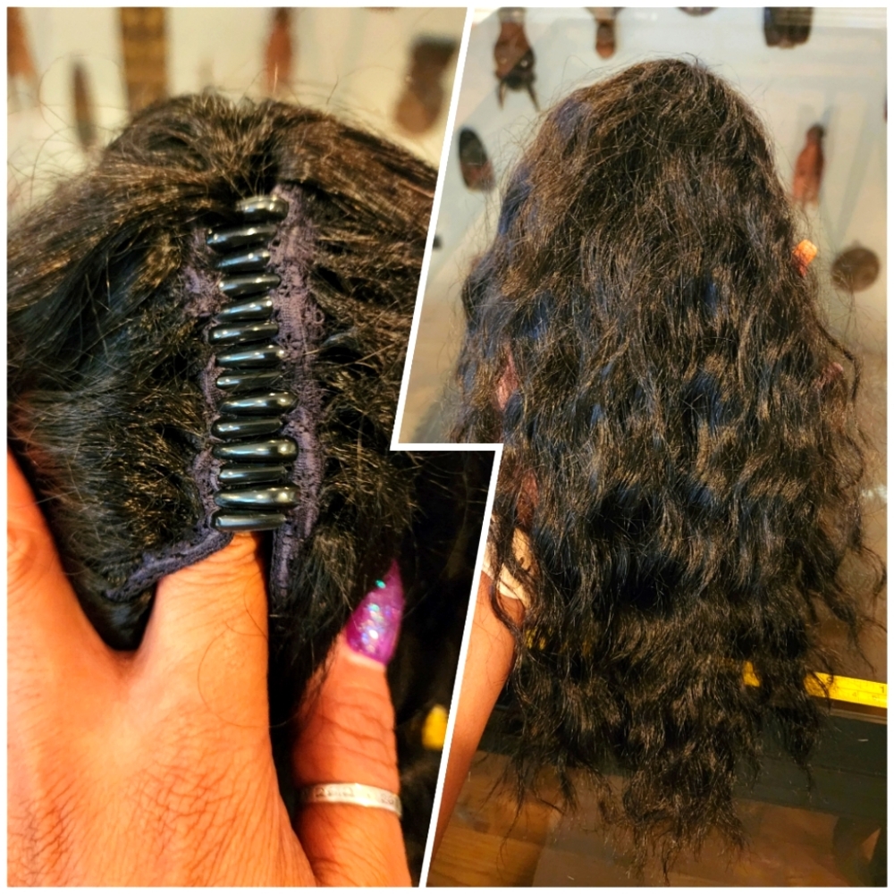 Banana-Clip-Attached, Clip-On Ponytail Wig/Hairpiece (Costume, LARP, Content)